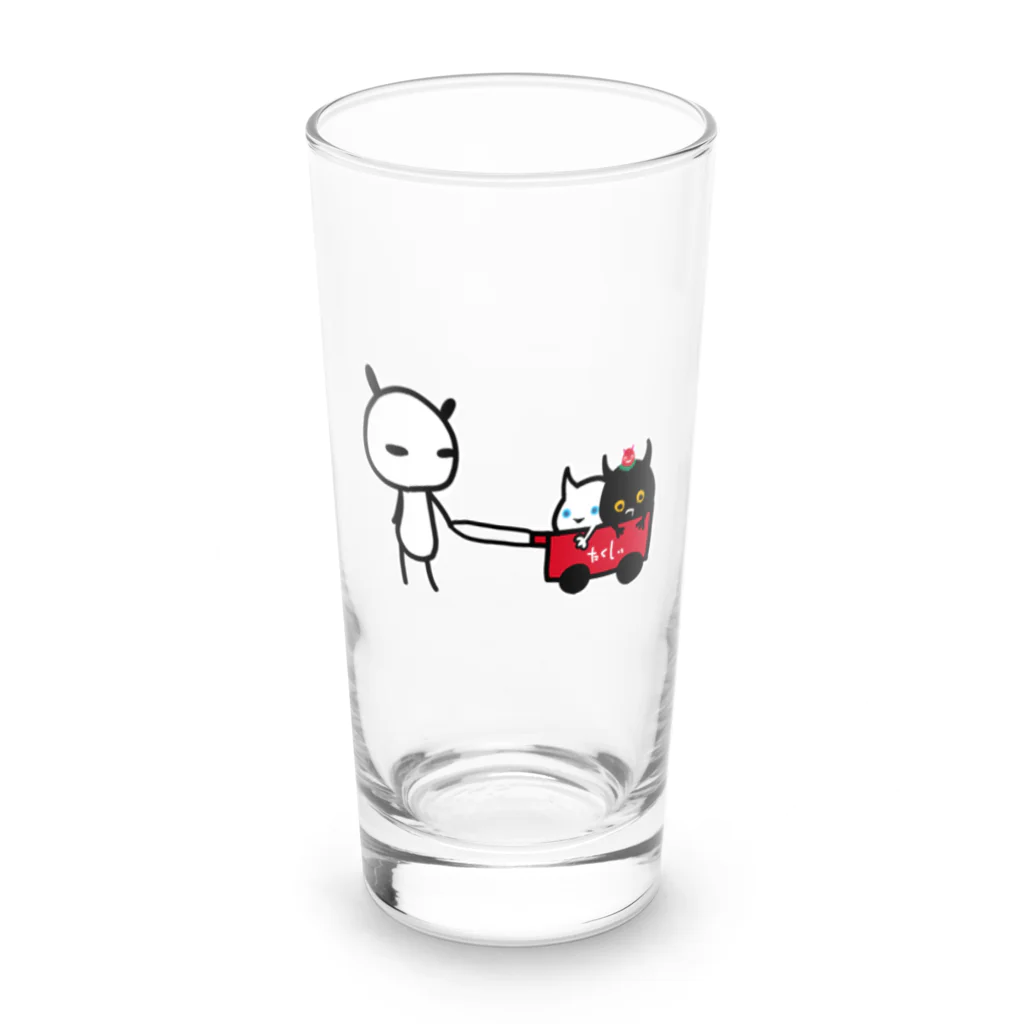 のほほん屋のタクシーごっこ Long Sized Water Glass :front