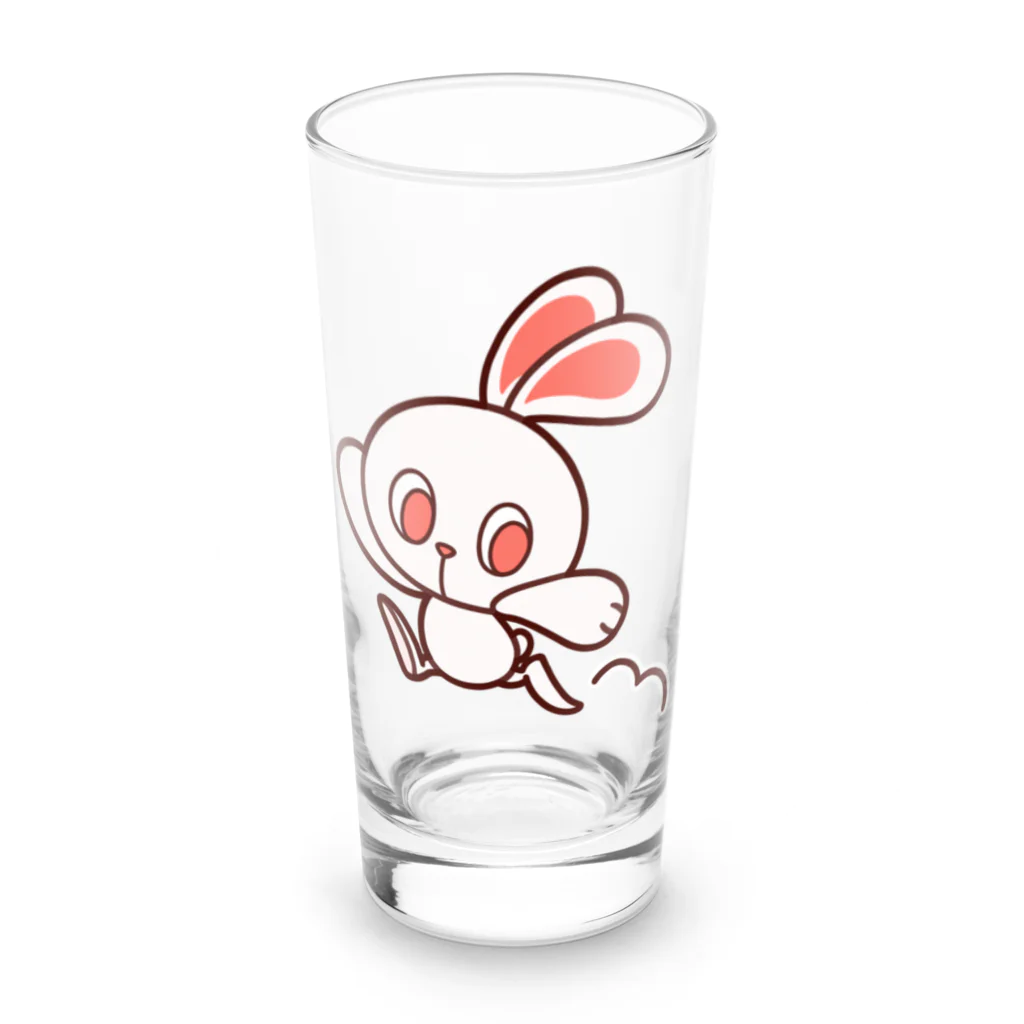 レタ(LETA)のぽっぷらうさぎ(じゃんぷ！) Long Sized Water Glass :front