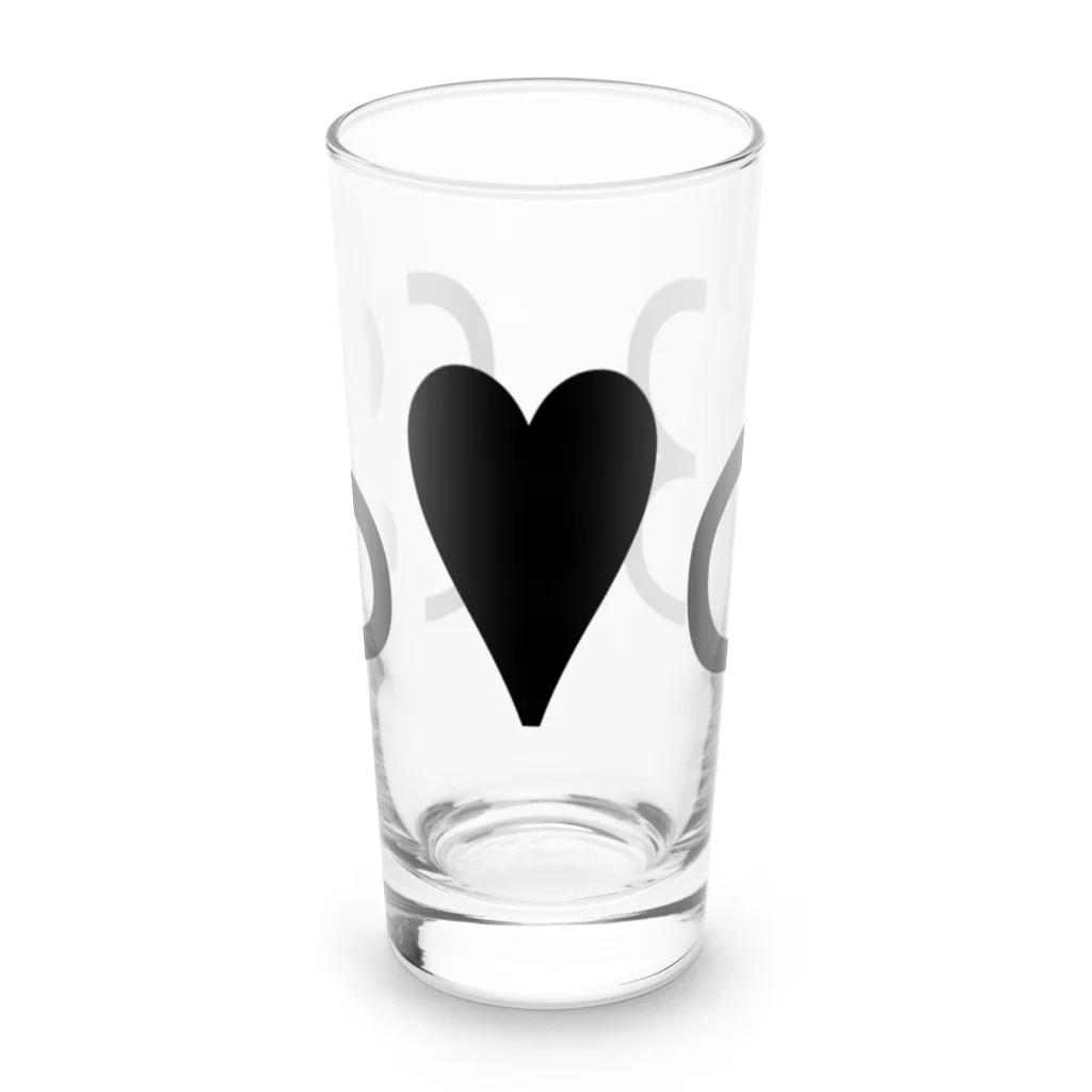 bazaarのウエイトハート Long Sized Water Glass :front