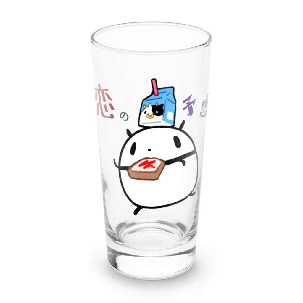 うさやの恋の予感がするパンダ Long Sized Water Glass :front