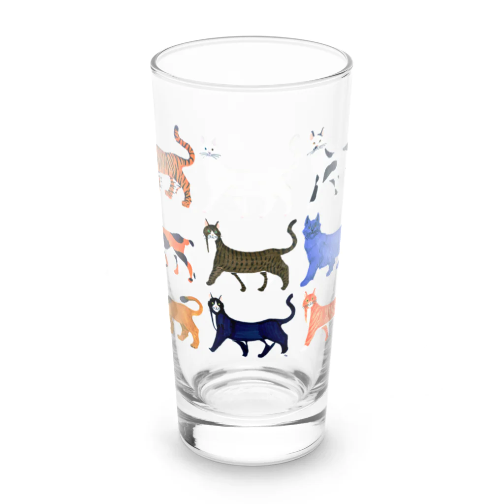 segasworksのネコたち Long Sized Water Glass :front