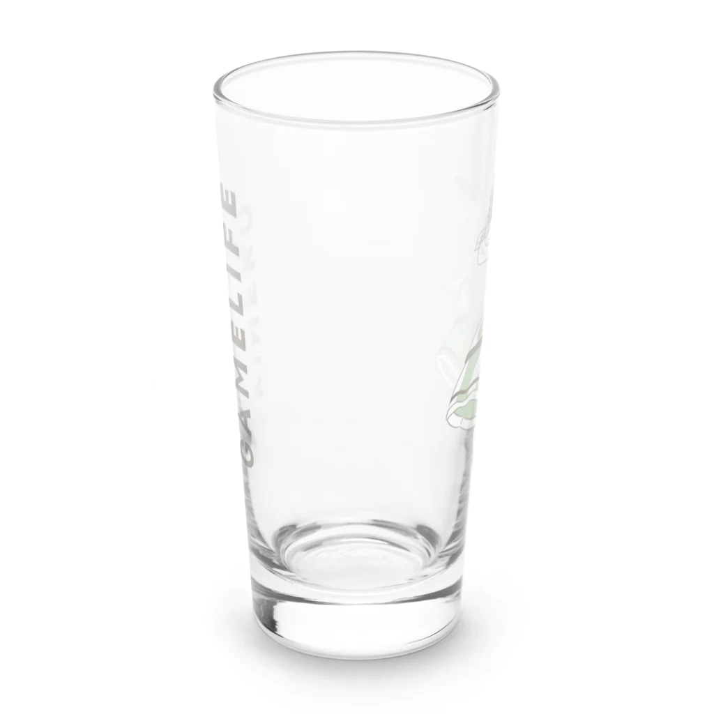 あきねこ - ほのぼのゲームライフの【あきねこ】ロンググラス - 等身ver. Long Sized Water Glass :front