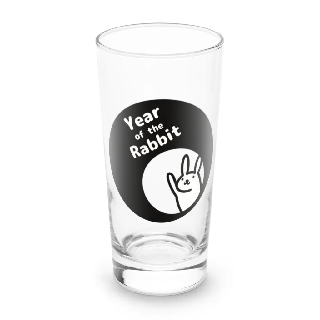 ミケタマのYear_of_the_Rabbit Long Sized Water Glass :front