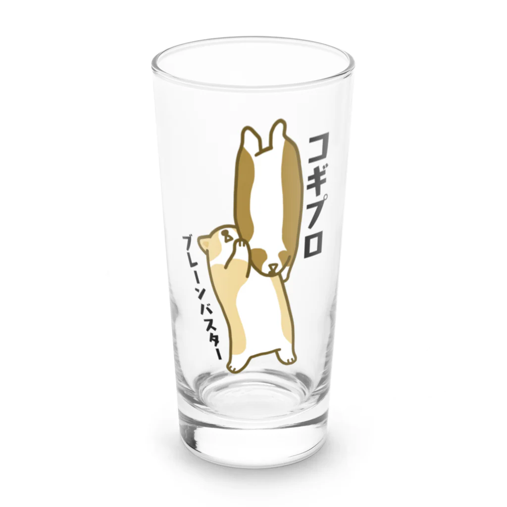 5corgisのコギプロ【ブレーンバスター】 Long Sized Water Glass :front