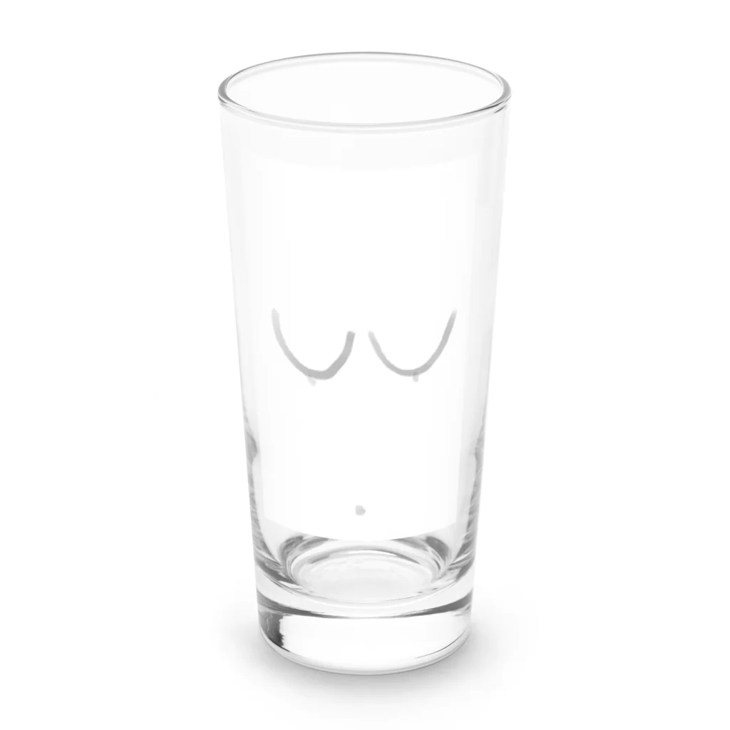 にんじんの乳とヘソ Long Sized Water Glass :front