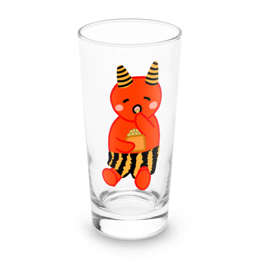 Lily bird（リリーバード）の可愛い赤鬼ちゃん① Long Sized Water Glass :front