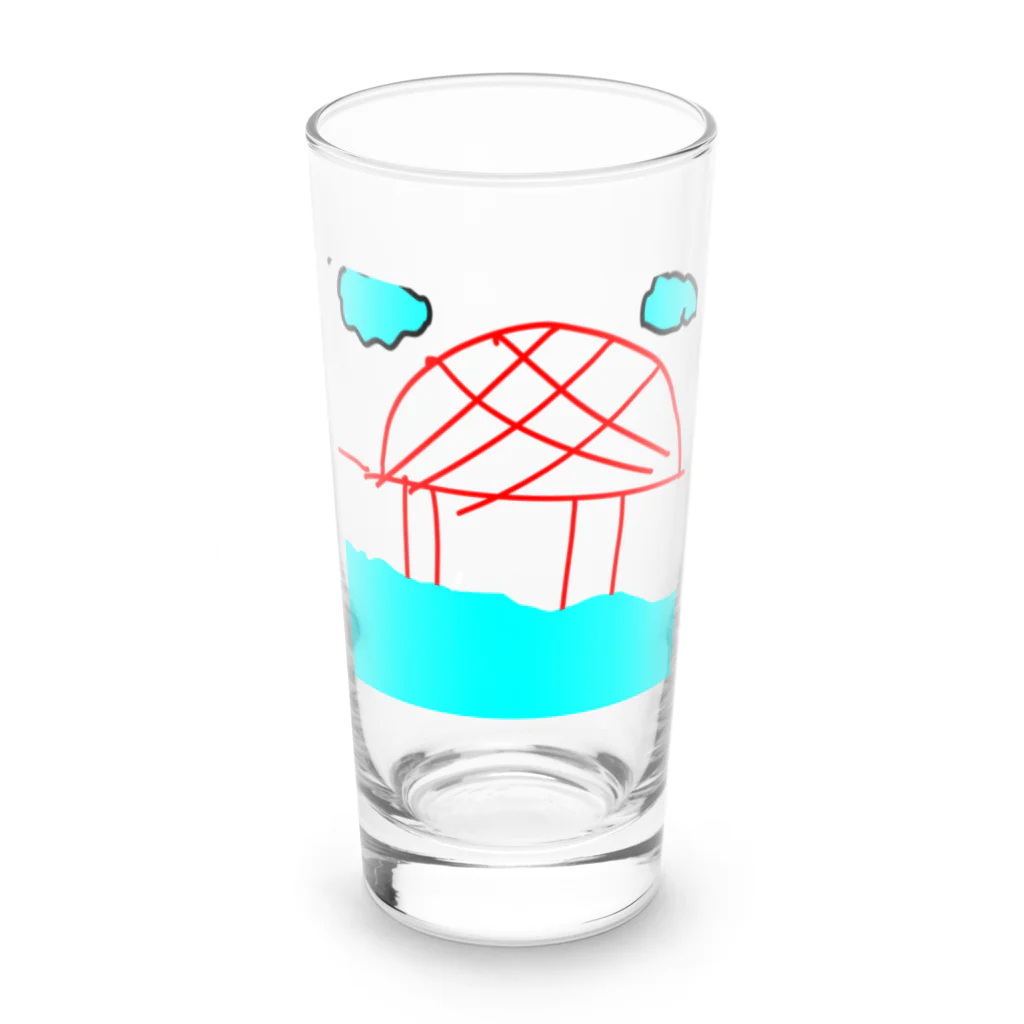 studioaoの赤い橋 Long Sized Water Glass :front