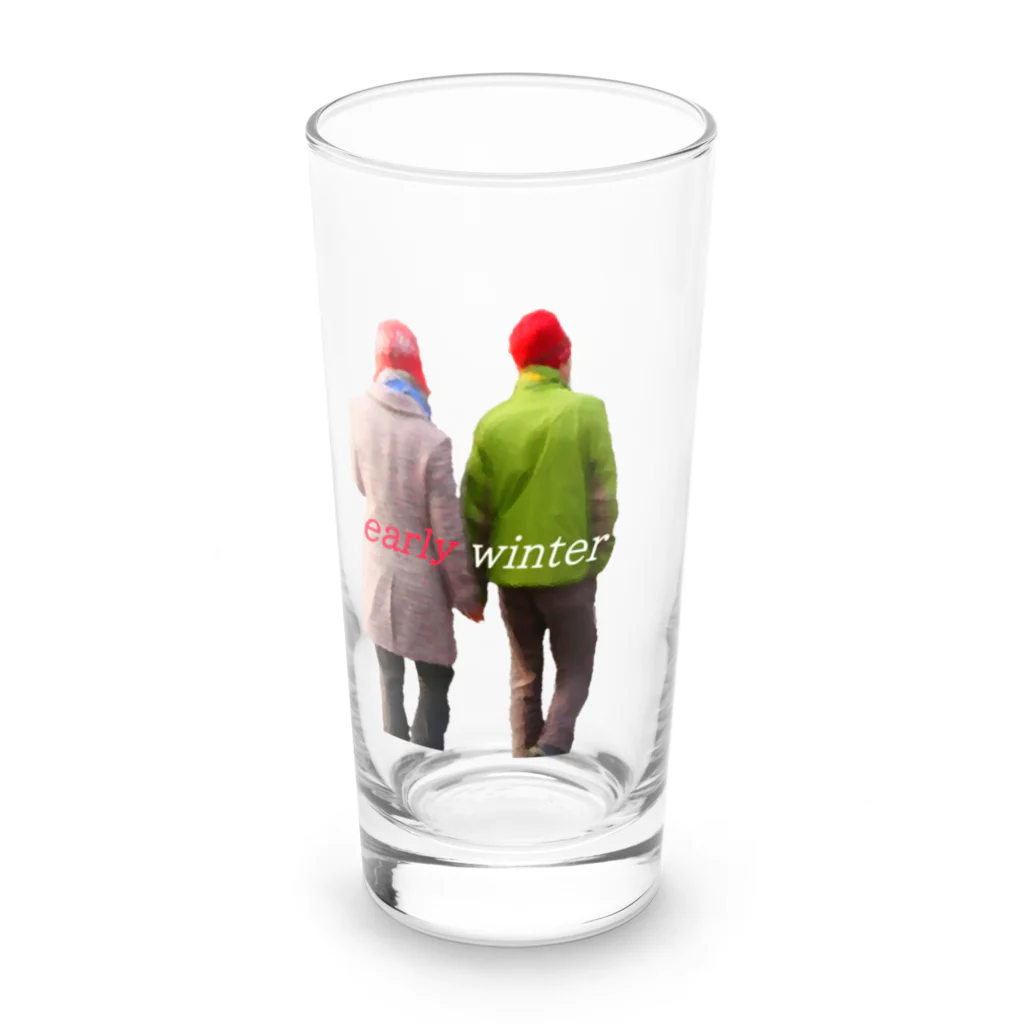 soi hẻm rojiのearly winter Long Sized Water Glass :front