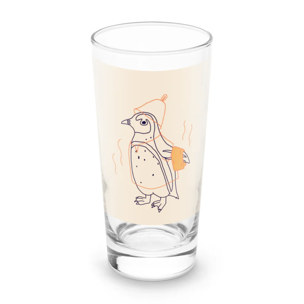 ピゴセリス属のからふるサウナーケープペンギン Long Sized Water Glass :front