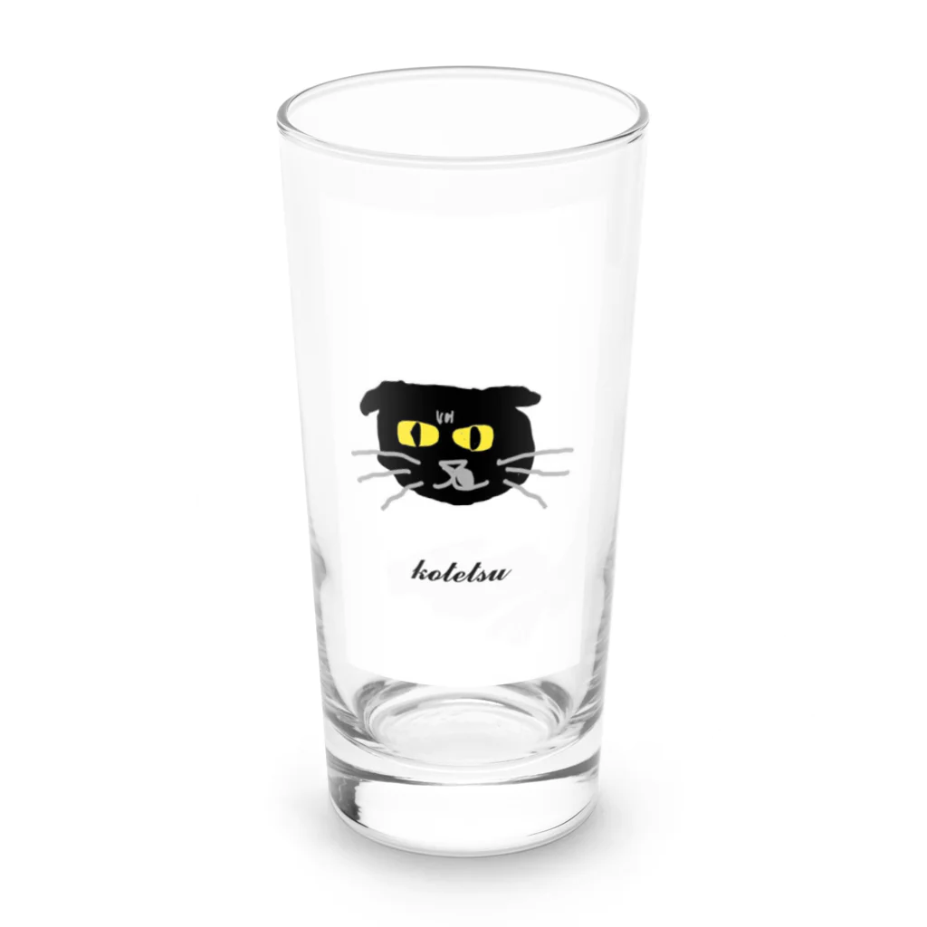 ゆる猫こてつのこてつ Long Sized Water Glass :front