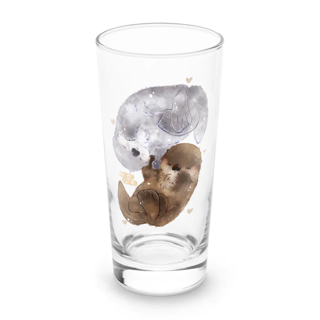 Rêverのねむねむらっこ Long Sized Water Glass :front