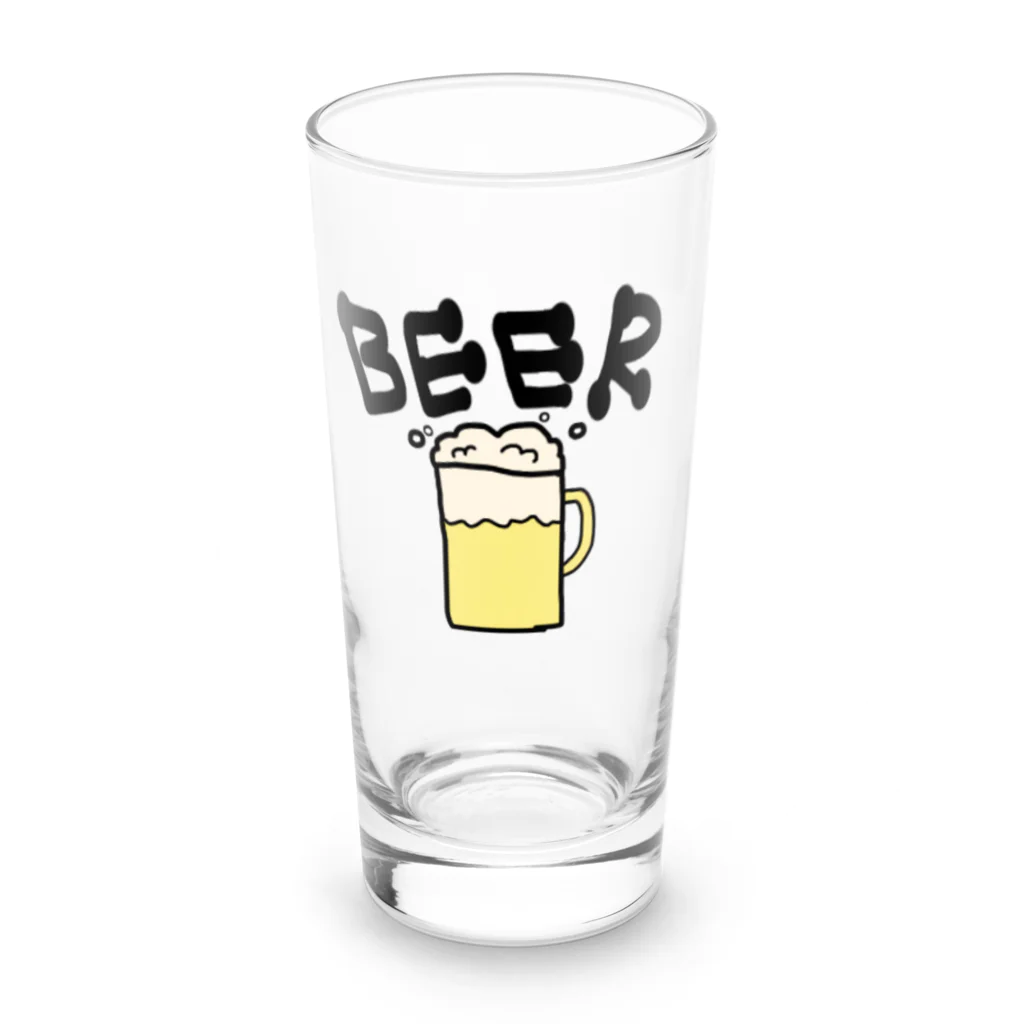 putikoのビール好きだよ！ Long Sized Water Glass :front