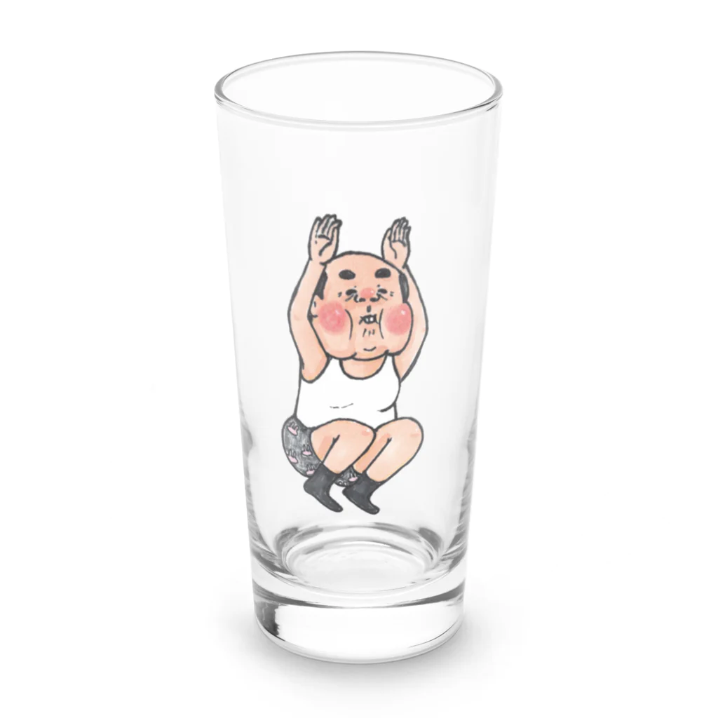 かまだ まゆめのうさぎ跳び Long Sized Water Glass :front