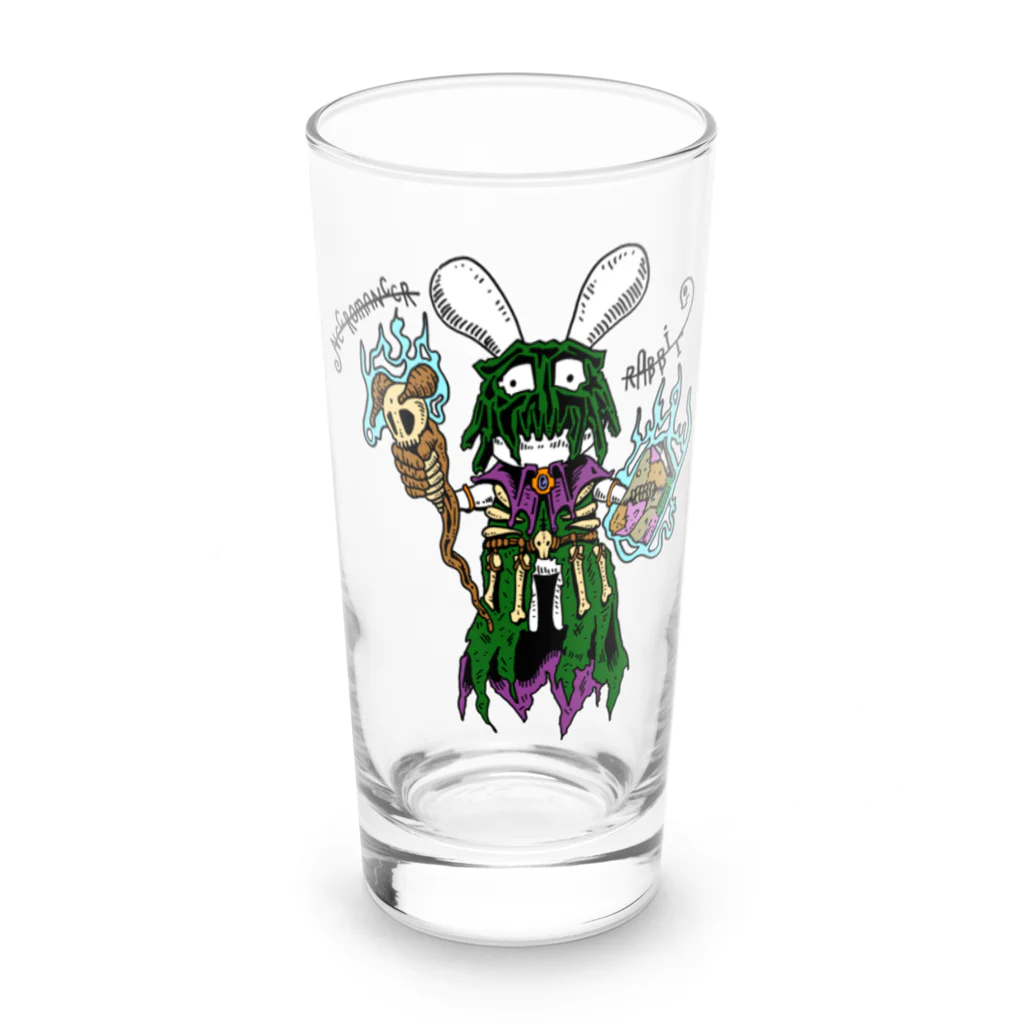 ザ・バイナリーのネクロマンサーウサギ Long Sized Water Glass :front