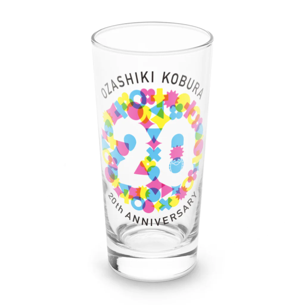 ozashikikoburaの20周年記念ロゴ≪丸≫ Long Sized Water Glass :front