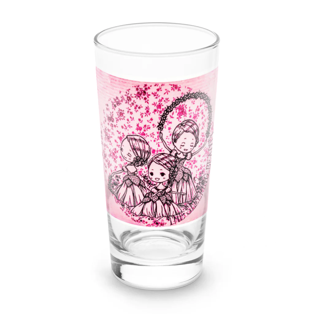 takaraのイラストグッズ店の花のワルツ「眠れる森の美女」より Long Sized Water Glass :front