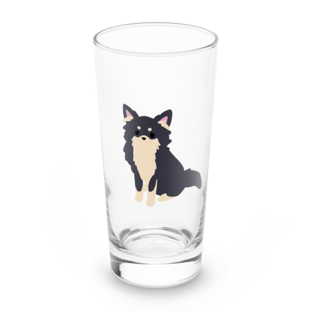 Kotetsu diary(SUZURI店)のゆるゆるチワワ Long Sized Water Glass :front