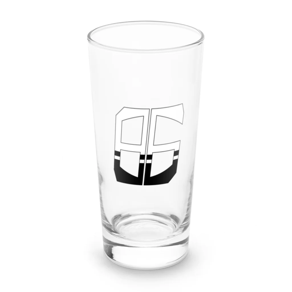 hamuevoの86白×クロ Long Sized Water Glass :front