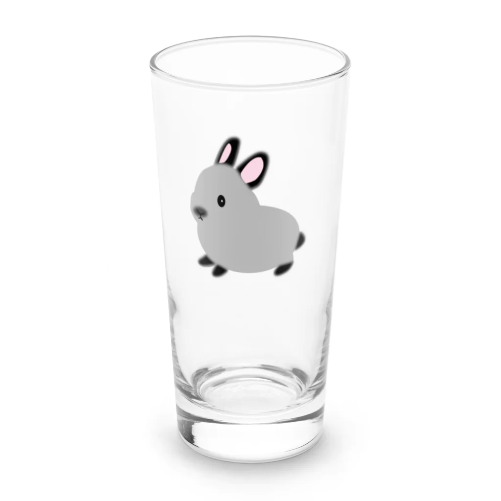 whiterabbit2010のうさぎ　サイアミーズスモークパール Long Sized Water Glass :front