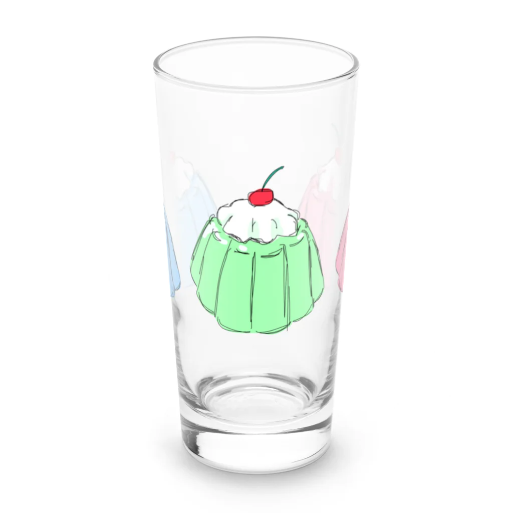 ennui104（アンニュイテンシ）の3色ゼリー Long Sized Water Glass :front