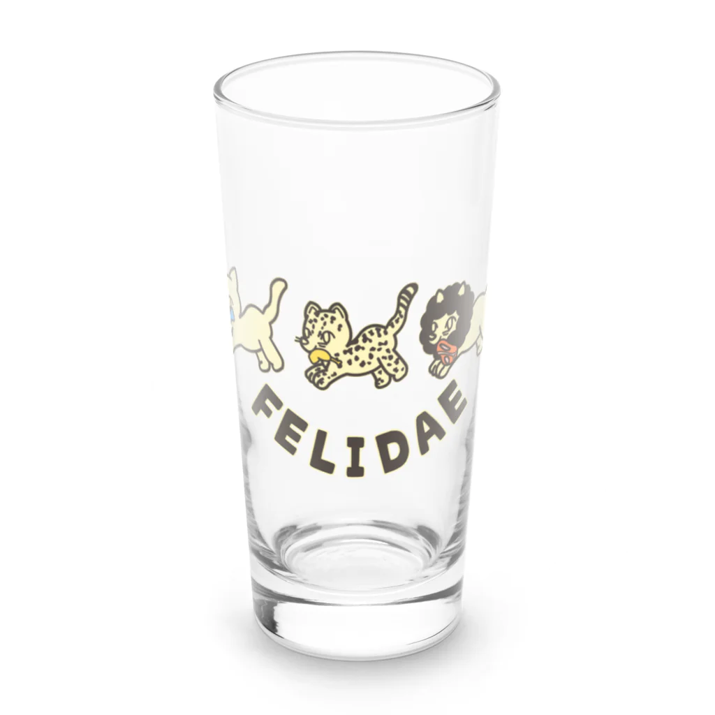 ari designのfelidae!（ネコ科！） Long Sized Water Glass :front