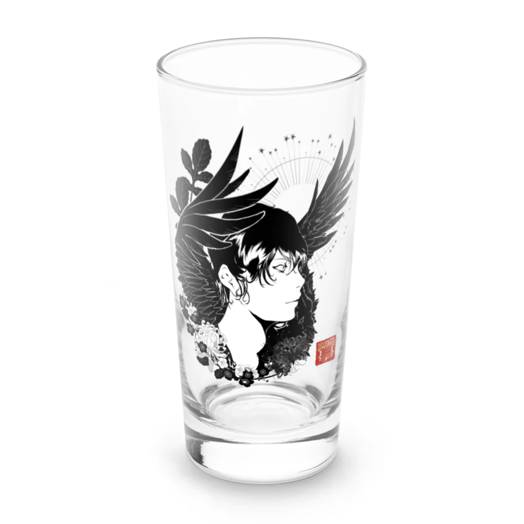 創作男子・稲冨の鴉 Long Sized Water Glass :front