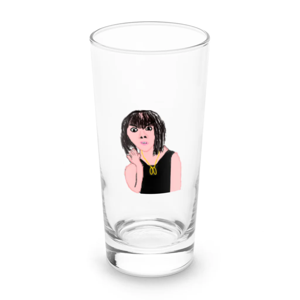 札幌リアル集会所オンラインのぱんつdeカンナ Long Sized Water Glass :front