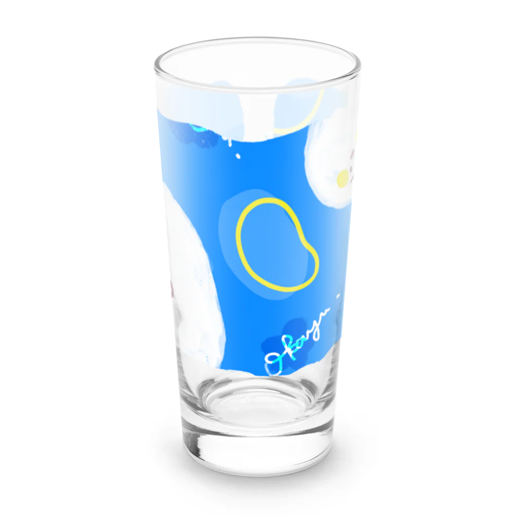 okayun.のもっちりうさぎ Long Sized Water Glass :front