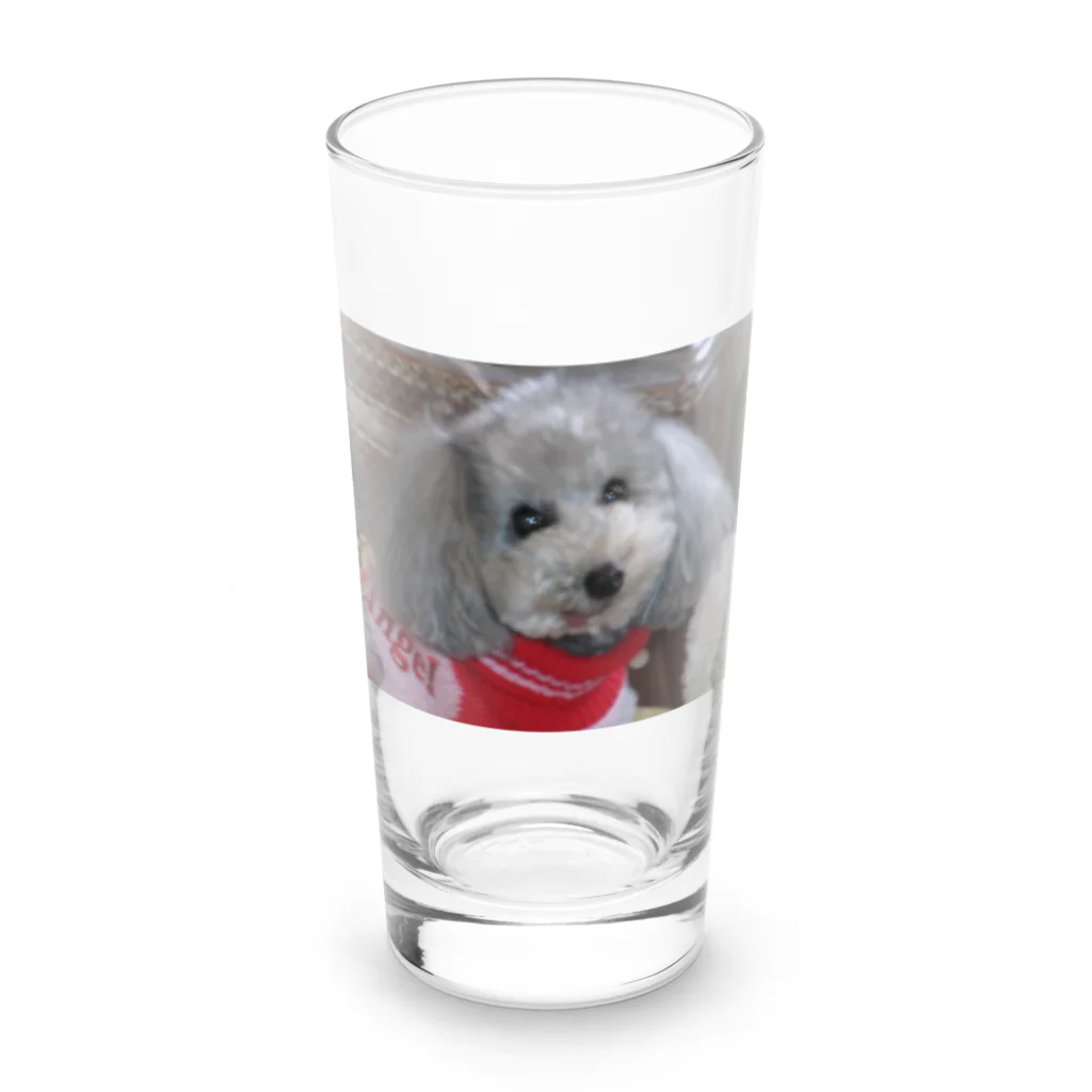 iyasinceのお犬好し「ぱぁるたん」コミュニケーション能力 Long Sized Water Glass :front