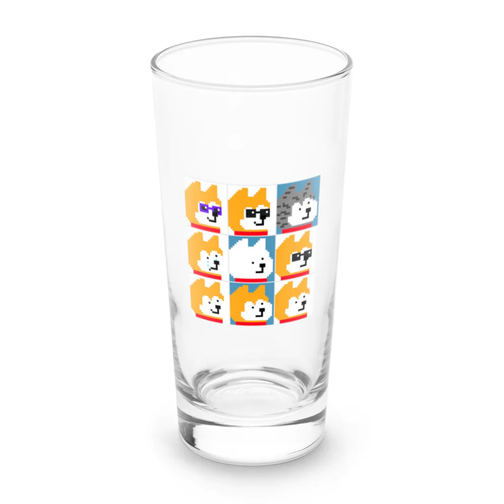 𝘈𝘒𝘈𝘚𝘈𝘒𝘈 🇯🇵の【刻んだ記念】限定秋田犬グッズ Long Sized Water Glass :front