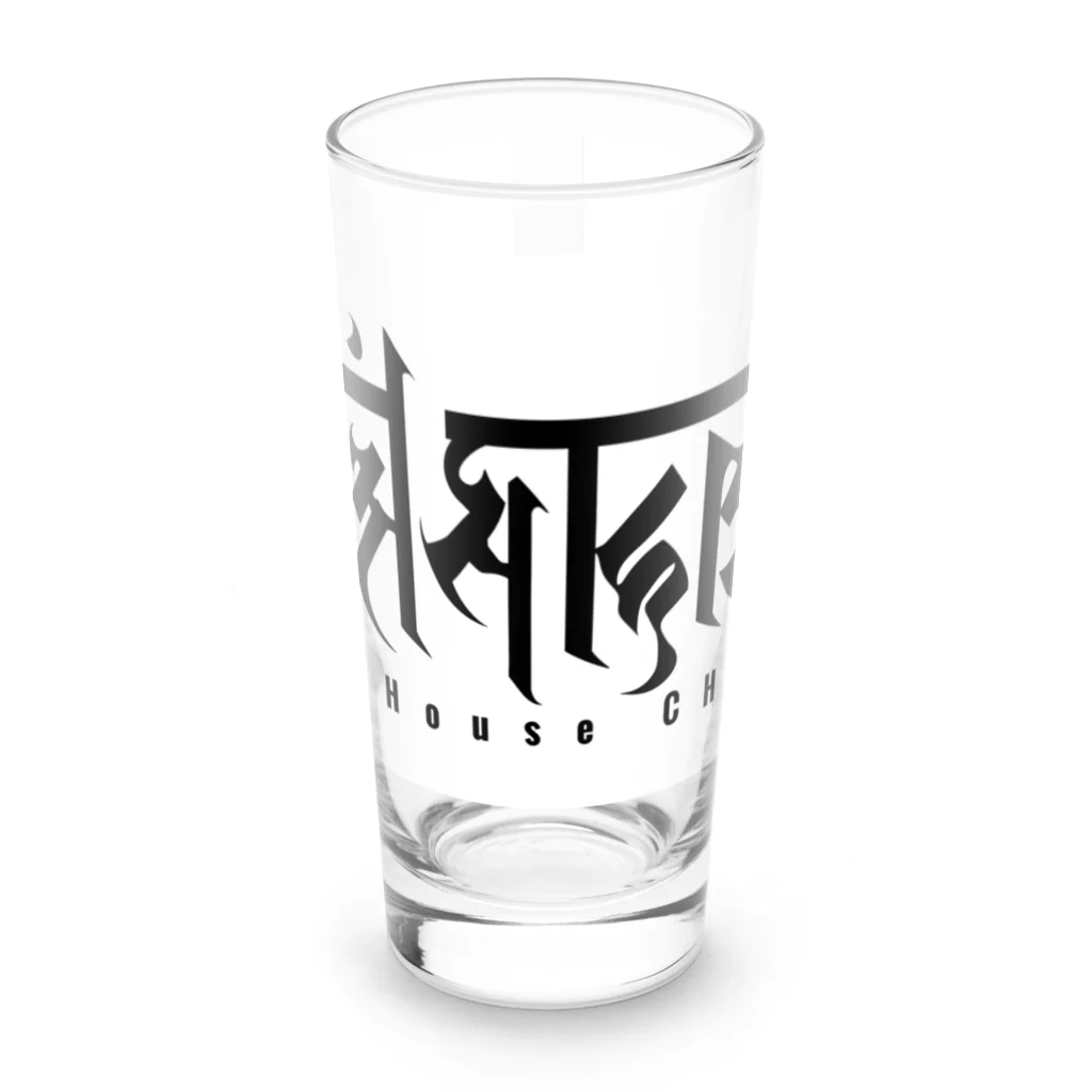 Live House CHAKRAオフィシャルグッズのChakraオリジナルグッズ　白ロゴ Long Sized Water Glass :front