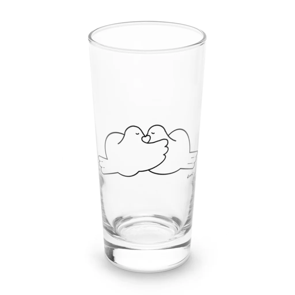 konitanasa_drawのはとたち Long Sized Water Glass :front