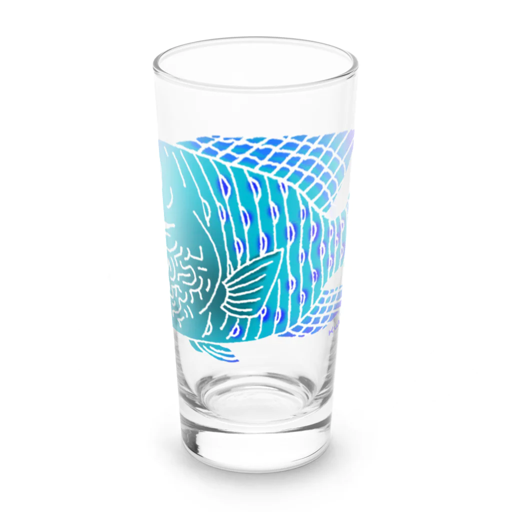 栗坊屋のナポレオンフィッシュ Long Sized Water Glass :front