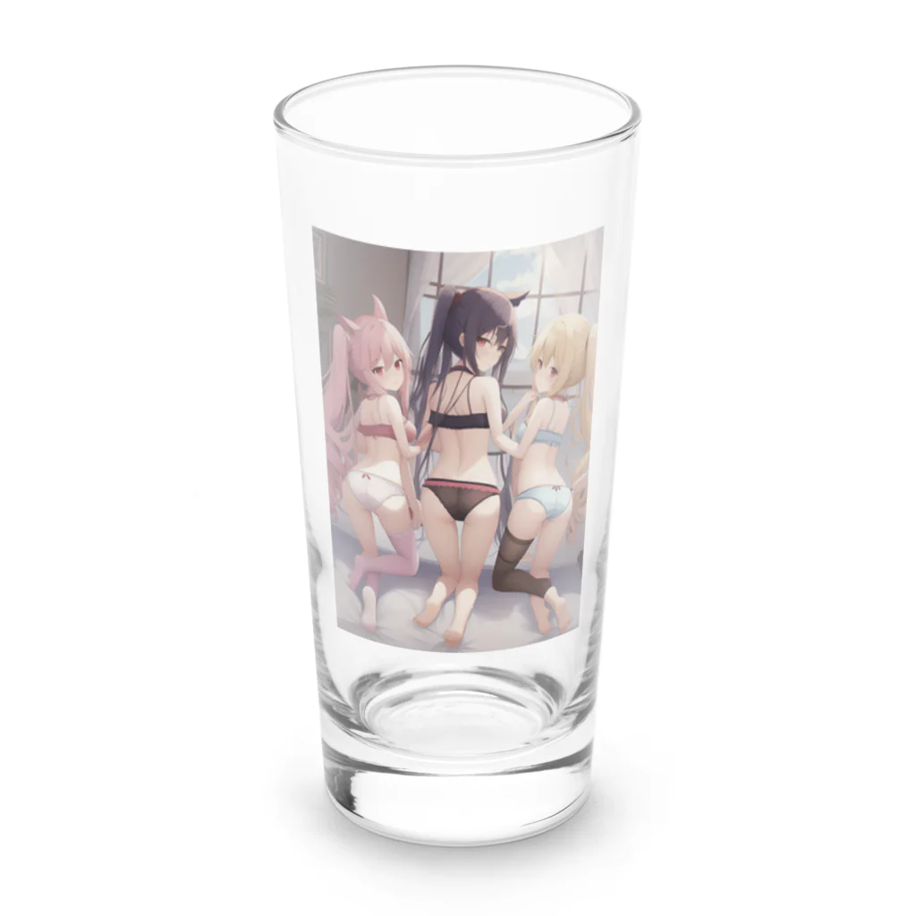 ユニ姫（個人販売）のハーレムロリエッチ♡ Long Sized Water Glass :front