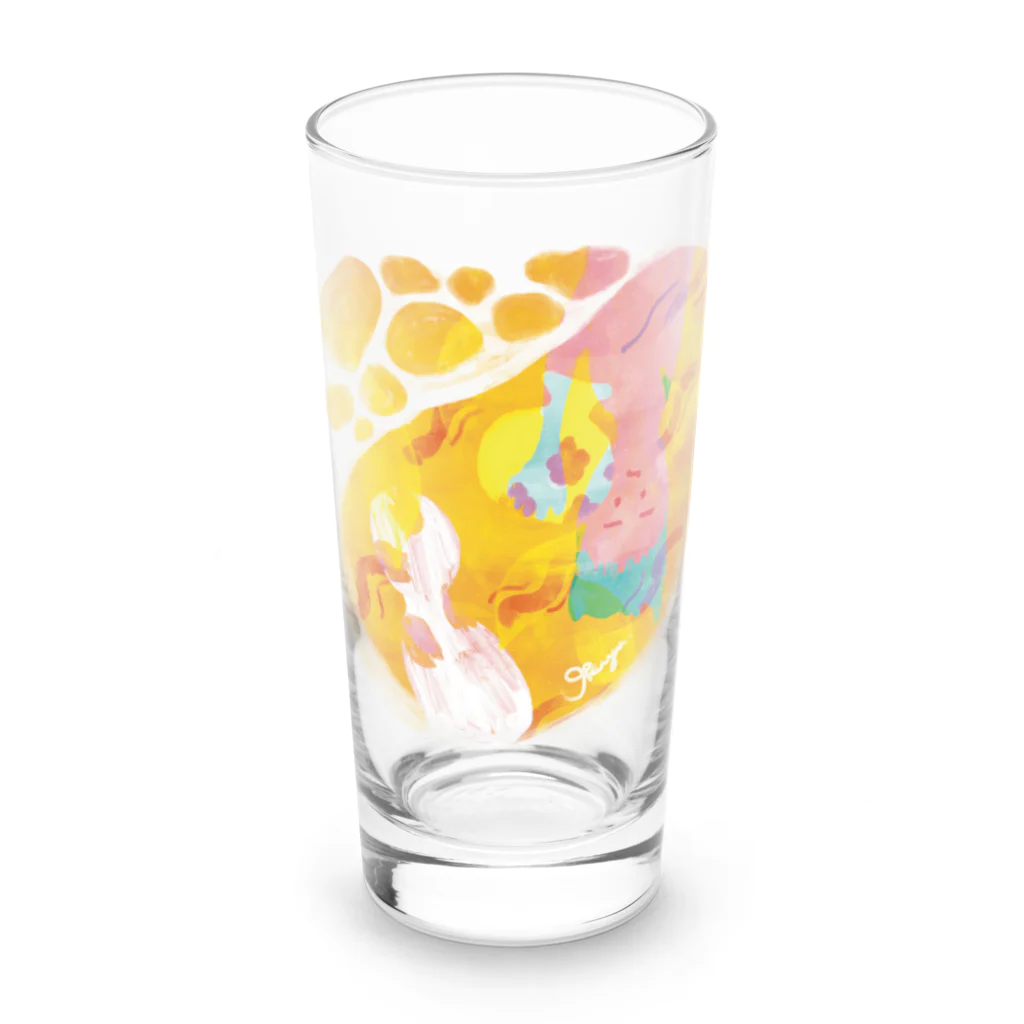 okayun.のGo with the flow Long Sized Water Glass :front