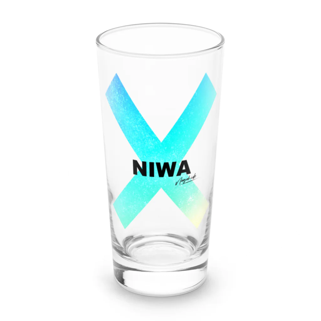 朝霞の【丹羽長秀】NIWA Long Sized Water Glass :front