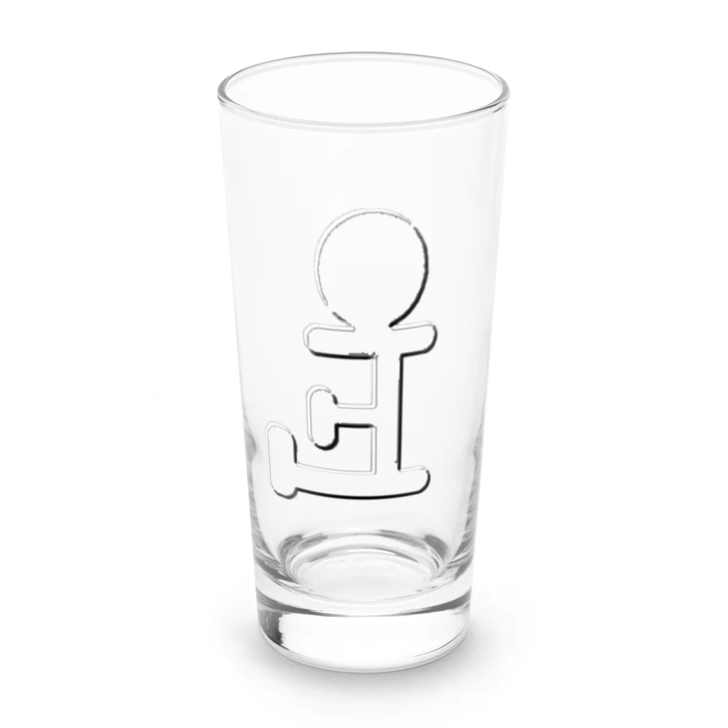 Secret CharityのCocoCannon立体風ロゴ（表） Long Sized Water Glass :front