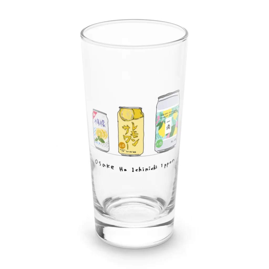 たきおぼっと酒造の3連レモンサワー缶-Radio edit Long Sized Water Glass :front