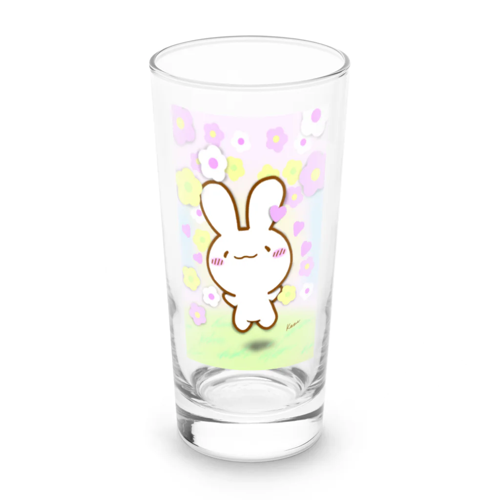 けあうさSHOPの春だよけあうさ Long Sized Water Glass :front