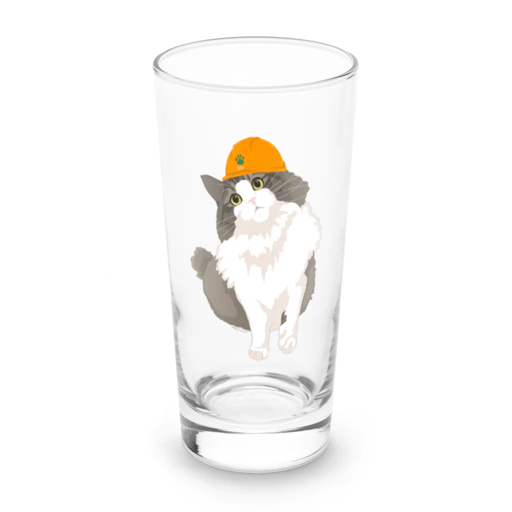 猫のイラスト屋さんのrin Long Sized Water Glass :front