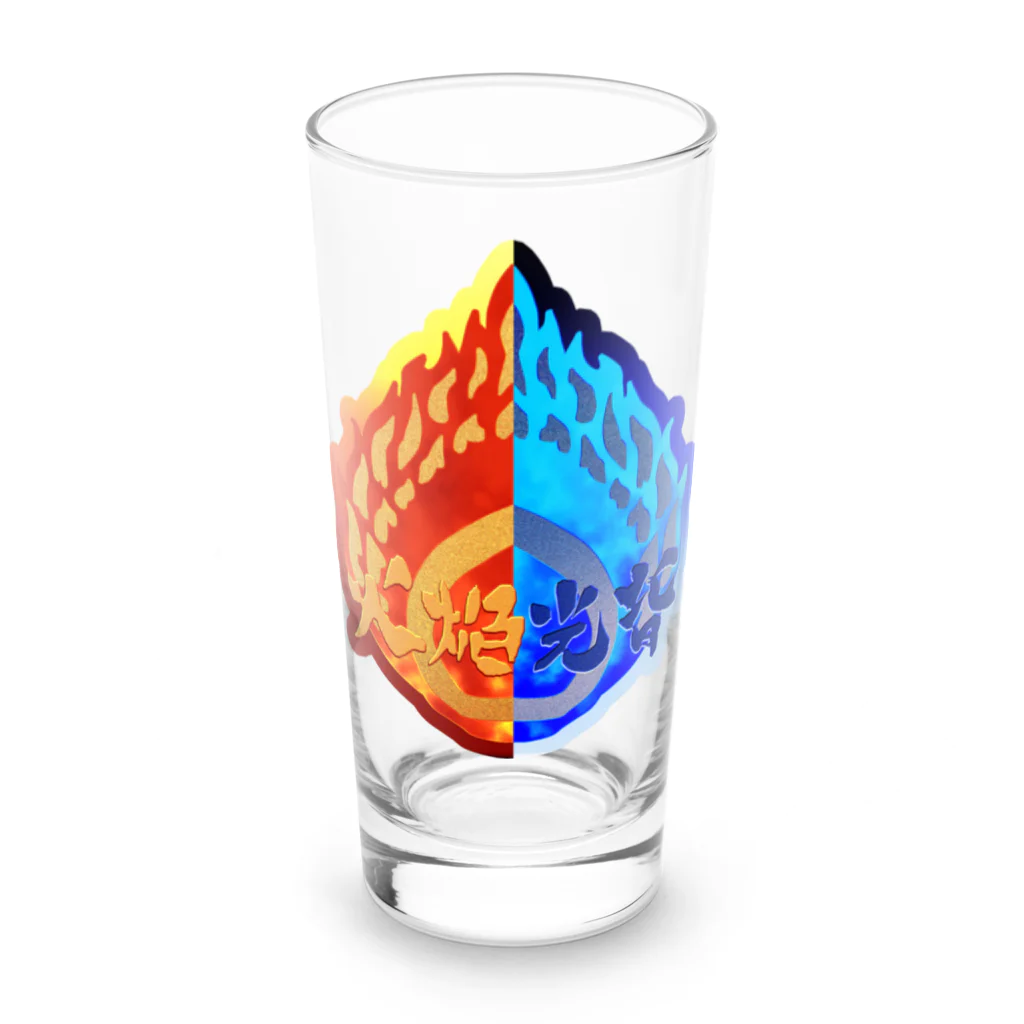 Ａ’ｚｗｏｒｋＳの火焔光背 氷炎（日本語コレクション） Long Sized Water Glass :front