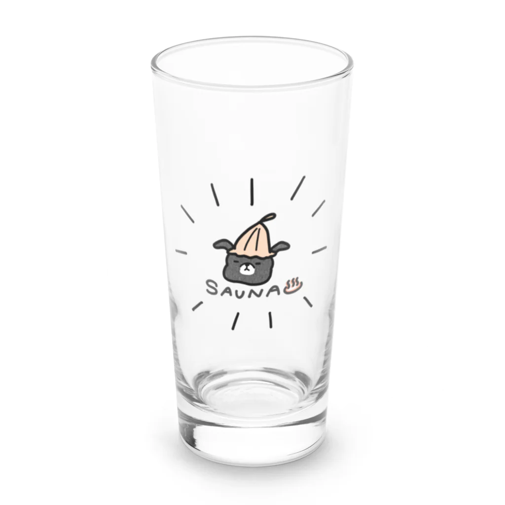 KiiのSAUNAぼんちゃん Long Sized Water Glass :front