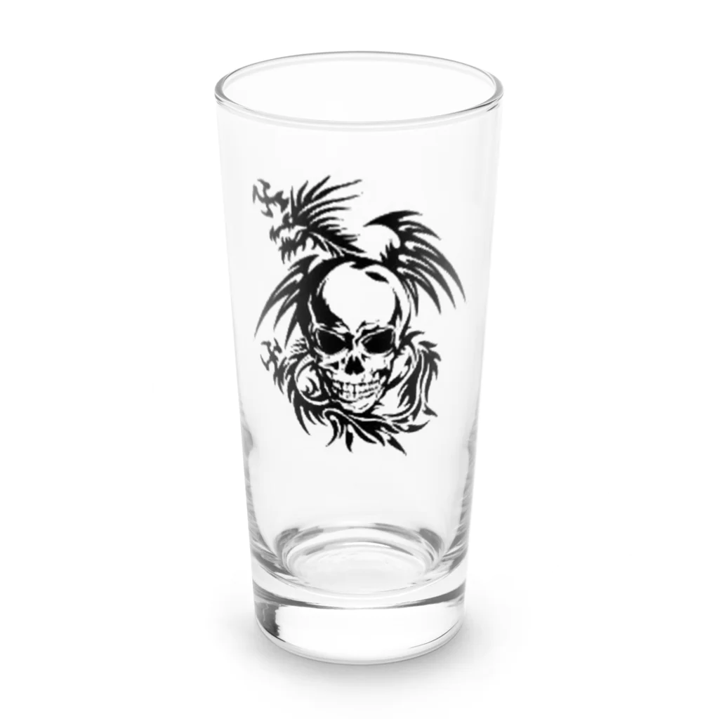 ❣ 𝐩𝐨𝐩 𝐜𝐨𝐥𝐥𝐞𝐜𝐭𝐢𝐨𝐧'𝐬 ❣のドラゴンスカルデザイン Long Sized Water Glass :front