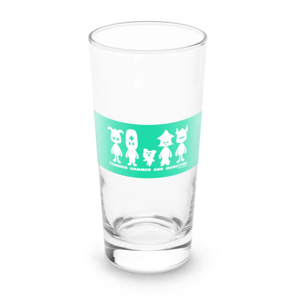 THAM HARAJUKUのサンダーハンマー＆モンスターズ（THUNDER HAMMER AND MONSTERS） Long Sized Water Glass :front