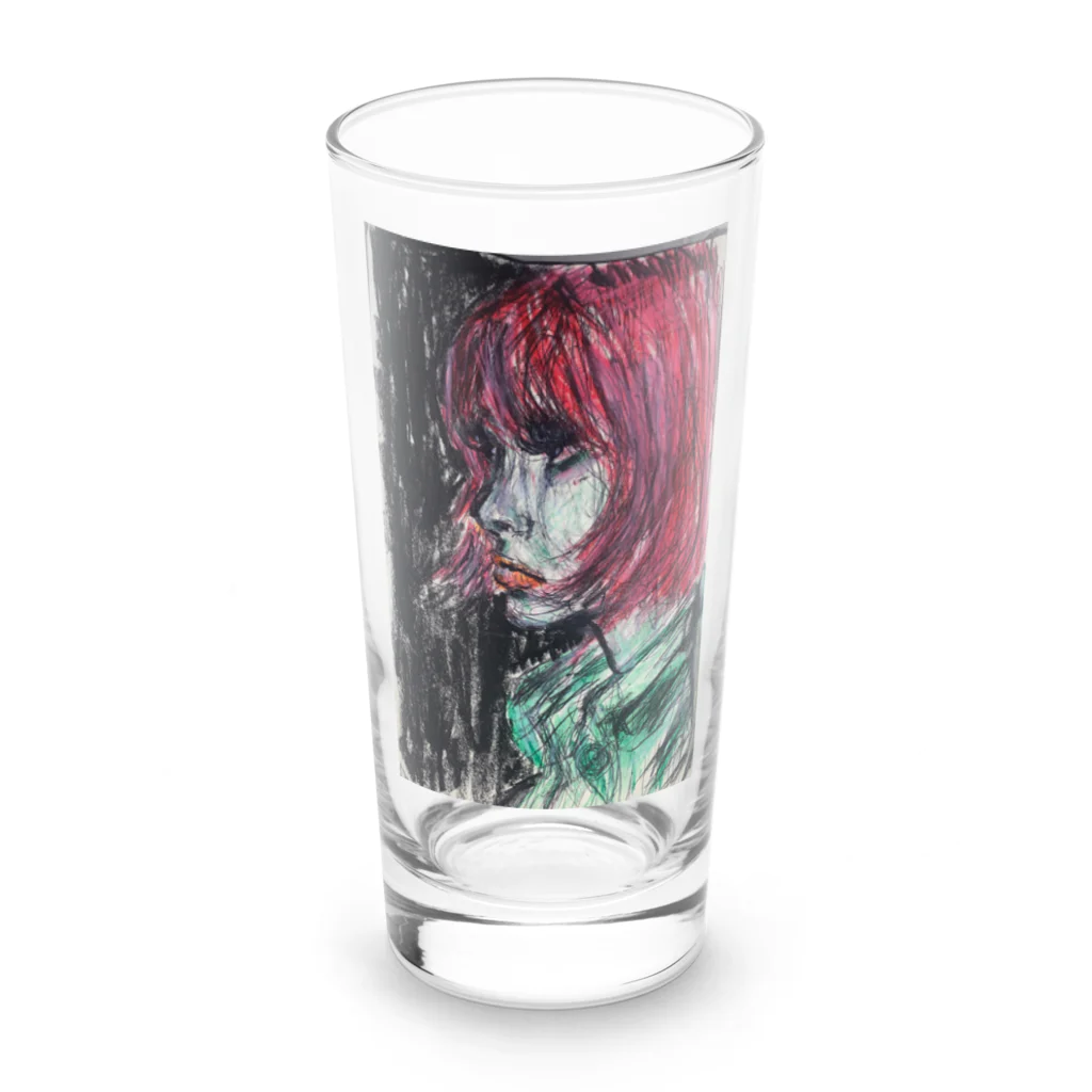 ないすショップの少女A Long Sized Water Glass :front