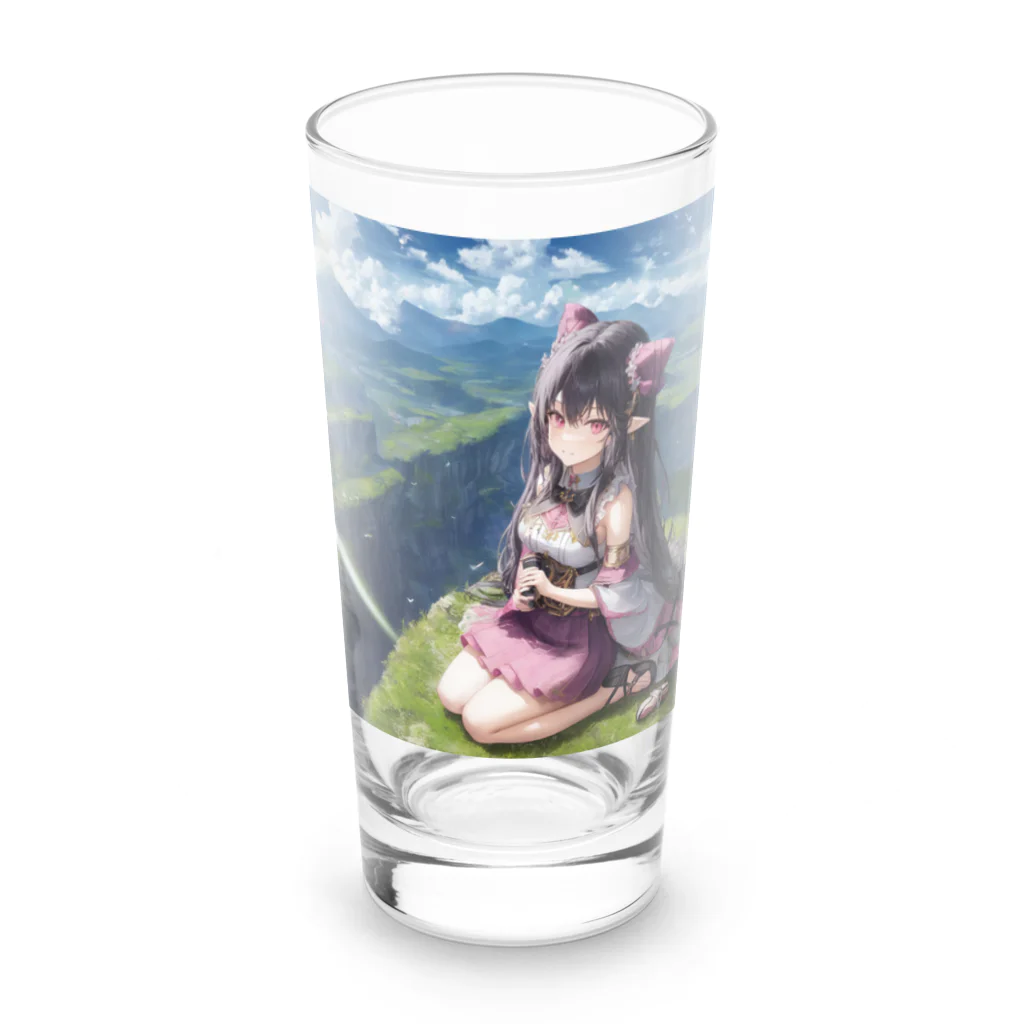 未来アニメスタジオのAIキャラクター11 Long Sized Water Glass :front