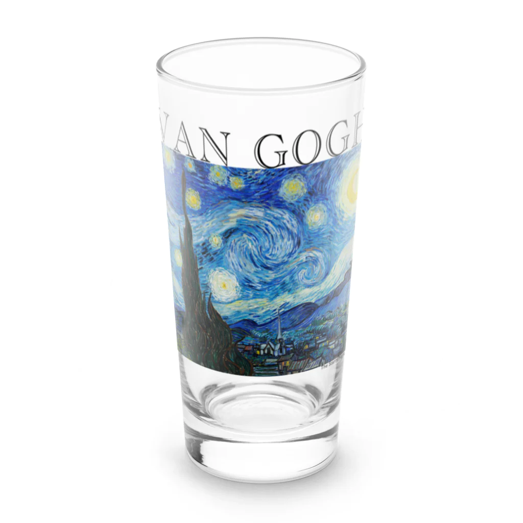 MUGEN ARTのゴッホ / 星月夜　The Starry Night 世界の名画 Long Sized Water Glass :front