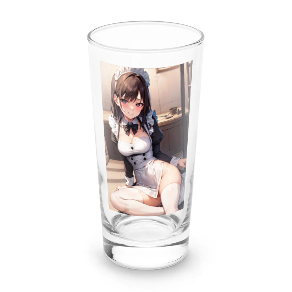 天乃鯱のメイドのお姉さん Long Sized Water Glass :front