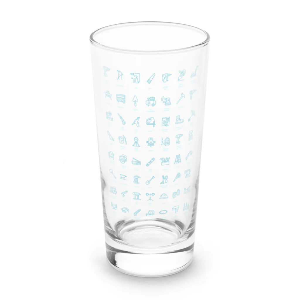 U-STRIXの工具アイコンTシャツ Long Sized Water Glass :front