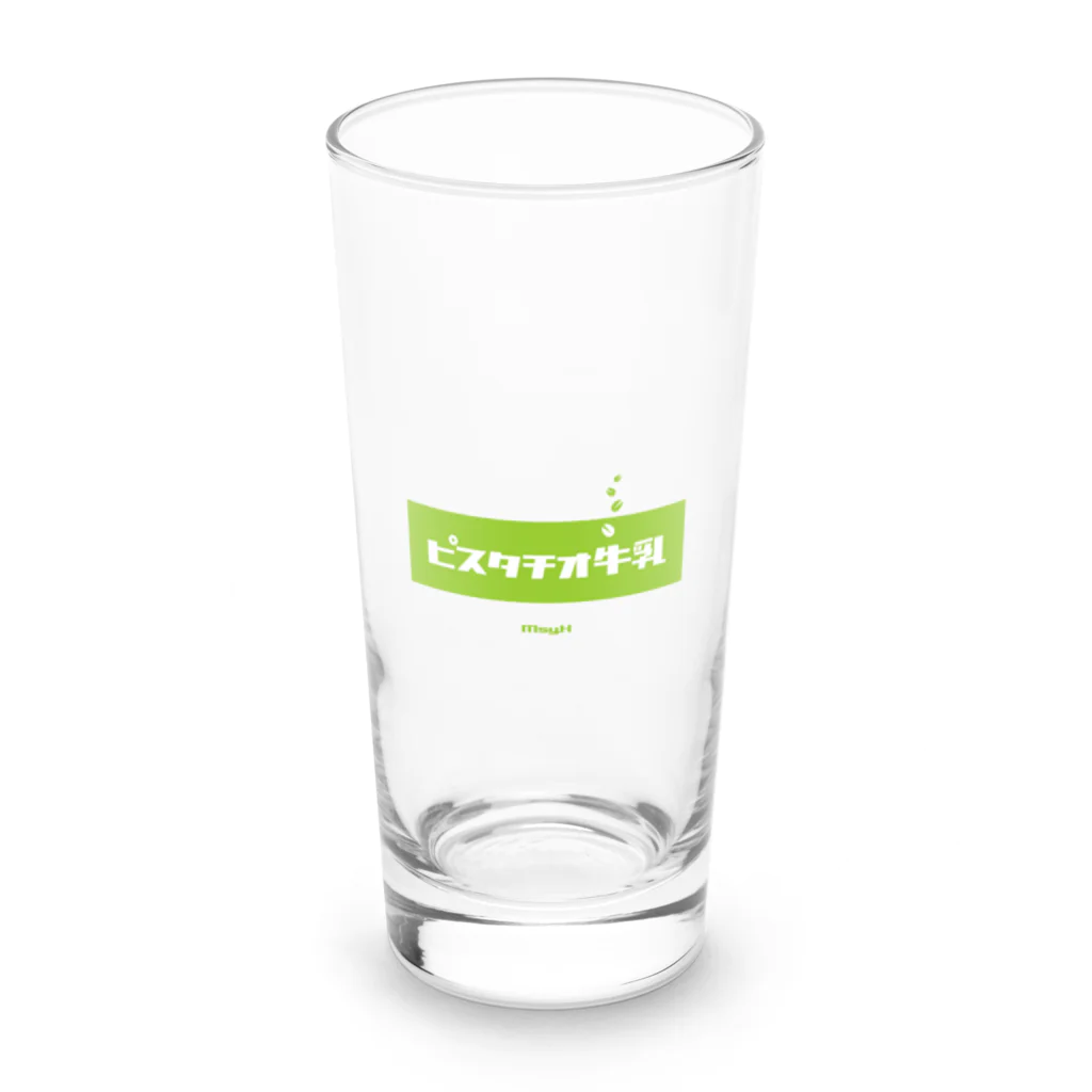 LitreMilk - リットル牛乳のピスタチオ牛乳 (Pistachio Milk) Long Sized Water Glass :front